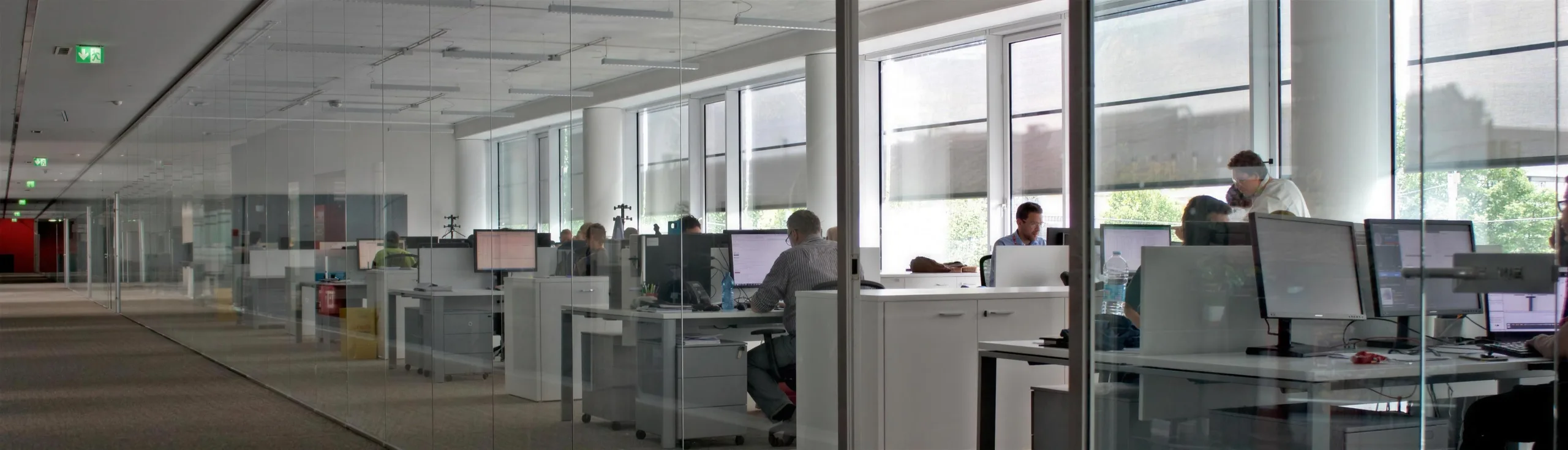 L'ufficio tecnico GOMA a Torino: i progettisti alle postazioni CAD