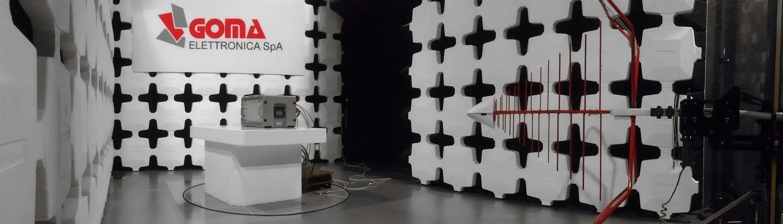 The GOMA chamber for EMI/EMC electromagnetic compatibility testing