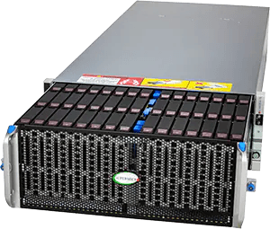 90-bay top-loading storage
