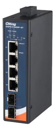 Switch unmanaged PoE con uplink 10G SFP+ e range esteso