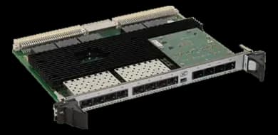 Switch Ethernet gestito Layer 2+/3 su scheda VME 6U