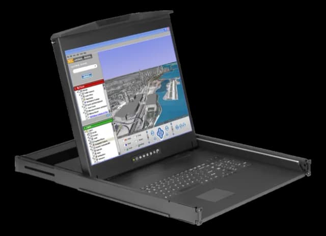 Console KVM LCD 20″ 1U con display anti-glare a 16.7M colori