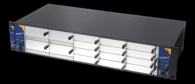 Sistema MicroTCA con fabric di backplane ridondante