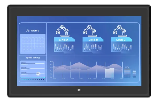 PPC2-CW22-EHL 21.5 inch Fanless Panel PC | Intel® Elkhart Lake Platform