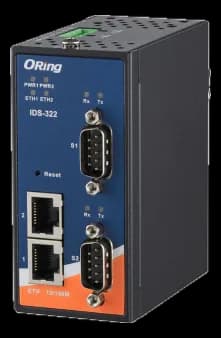 Device server con due porte seriali e gateway Modbus