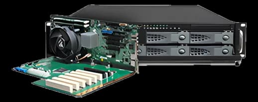 Workstation industriale GOMA con backplane PICMG 1.3, chassis rackmount 19”