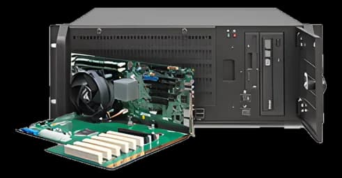 PC industriale GOMA con backplane PICMG 1.3, chassis rackmount 19”