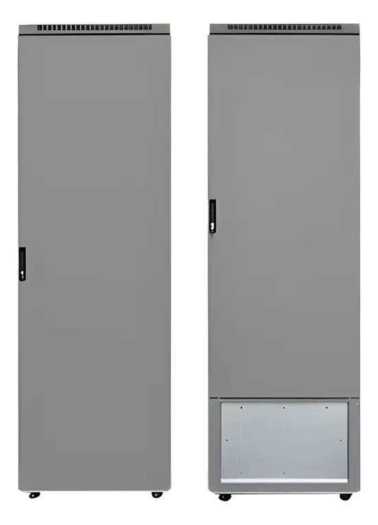 VERAK® EMC/IP65 PRIMARY — Versione standard – Porta anteriore in metallo, posteriore ridotta e pannello connettori 10U