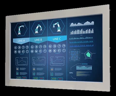W22L100-STA3 | 21.5" Stainless Panel Mount Display | Winmate