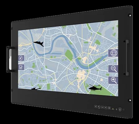 W24IT3S-MLA2FP | 24" Intel® Core™ i5-1135G7 Defence Console Rack Panel PC | Winmate