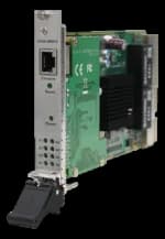 Managed 3U CompactPCI Ethernet switch, 8 Gigabit ports, EN 50155