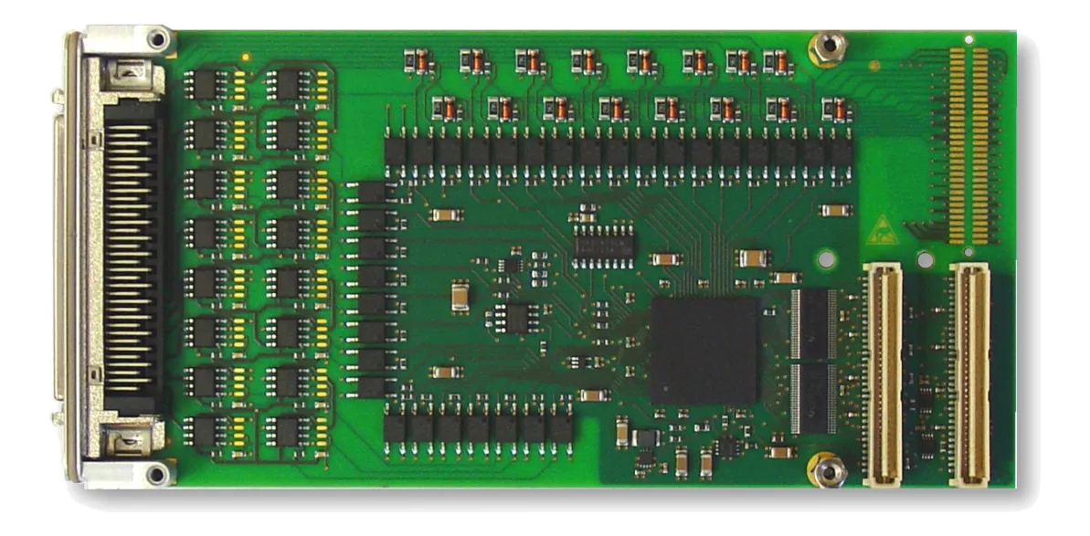 TPMC671 I 16 Digital Inputs 24V, 16 Digital Outputs 24V 0.5A PMC Module