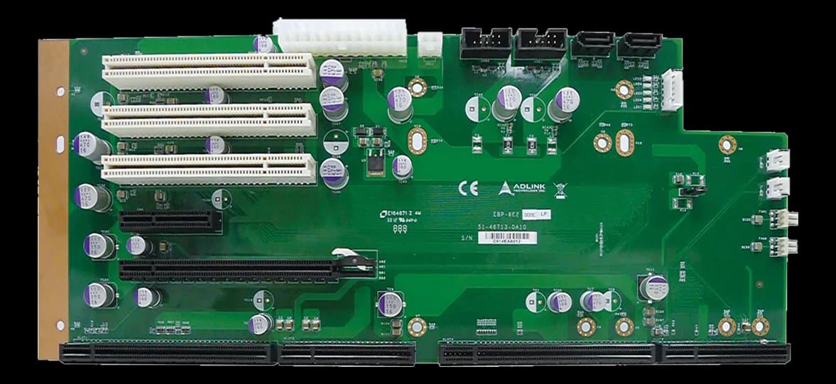 EBP-6E2 — Backplane e Riser