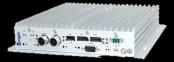 Computer embedded ferroviario Intel Atom da rack o parete, certificato EN 50155