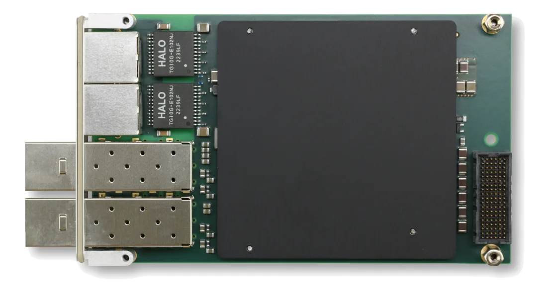 TXMC897 I 2 Channel 10GBASE-T and 2 Channel SFP+ 10 Gigabit Ethernet