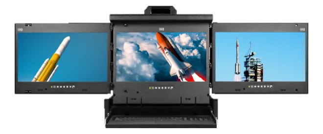 MRK-K17 - 2U 4K Multi-display Console Drawer