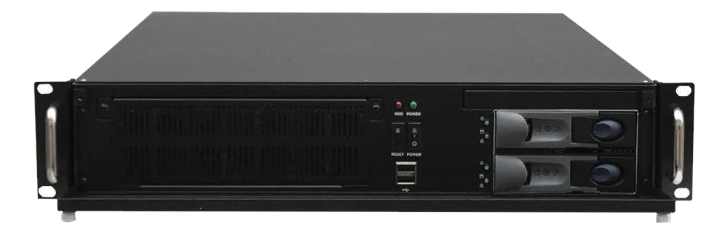 GO-215H — Chassis rack 2U profondo 570 mm con riser nel sesto slot
