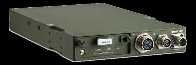 CS250 series — Computer rugged 19"/2 fanless con disco estraibile e I/O digitale