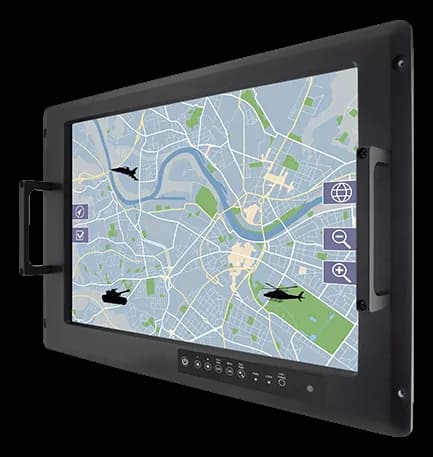 W24IB3S-RKS1ML | 24" Intel® Celeron® N2930 Defence Console Rack Panel PC | Winmate