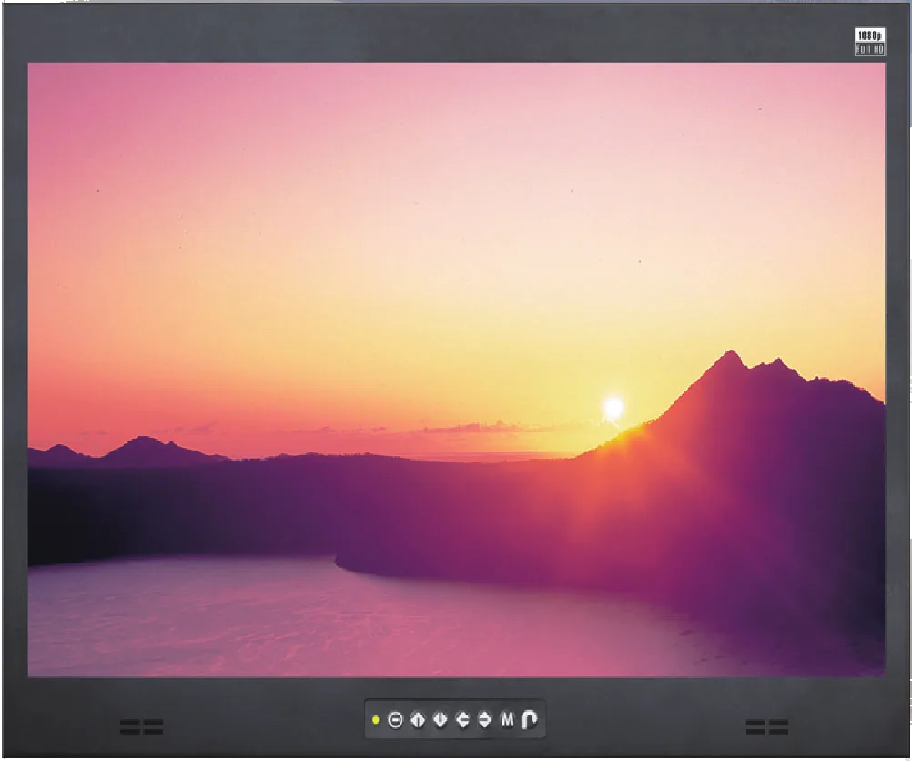 RP-HF821 — Monitor rackmount 21.5″ con display LED anti-glare da 1000 cd/m²