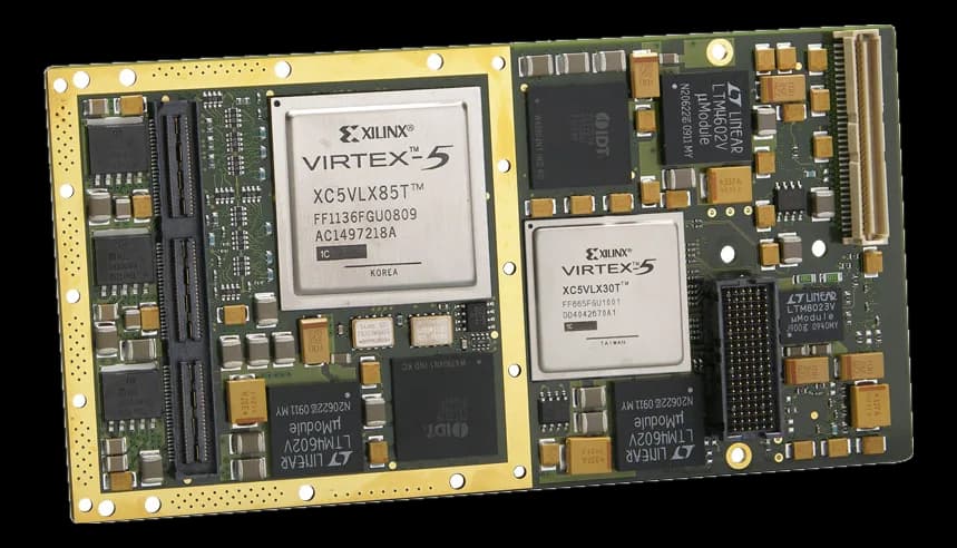 XMC-VLX85 — Modulo XMC con FPGA Virtex-5 configurabile e 85k celle logiche