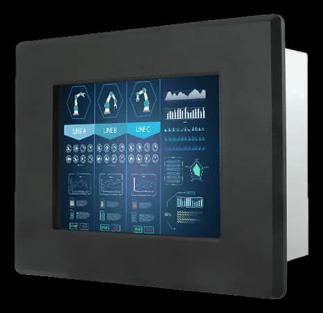Monitor industriale 8.4" Winmate con frontale IP65