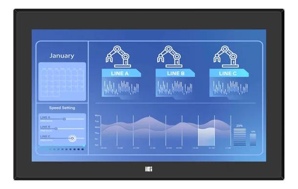 PPC2-CW15-EHL Inch Fanless Panel PC | Intel® Elkhart Lake Platform