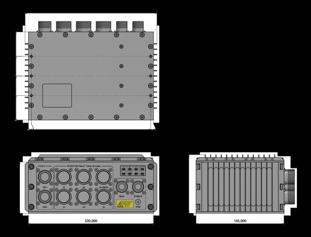 Rugged military switch with optional zero-packet-loss HSR/PRP redundancy