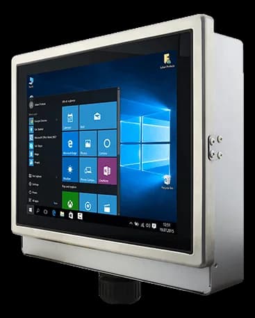 Panel PC 15" fanless IP65 con certificazioni ATEX per aree pericolose