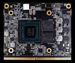 Modulo mezzanine MXM Type A con GPU NVIDIA RTX A500 Embedded, architettura Ampere