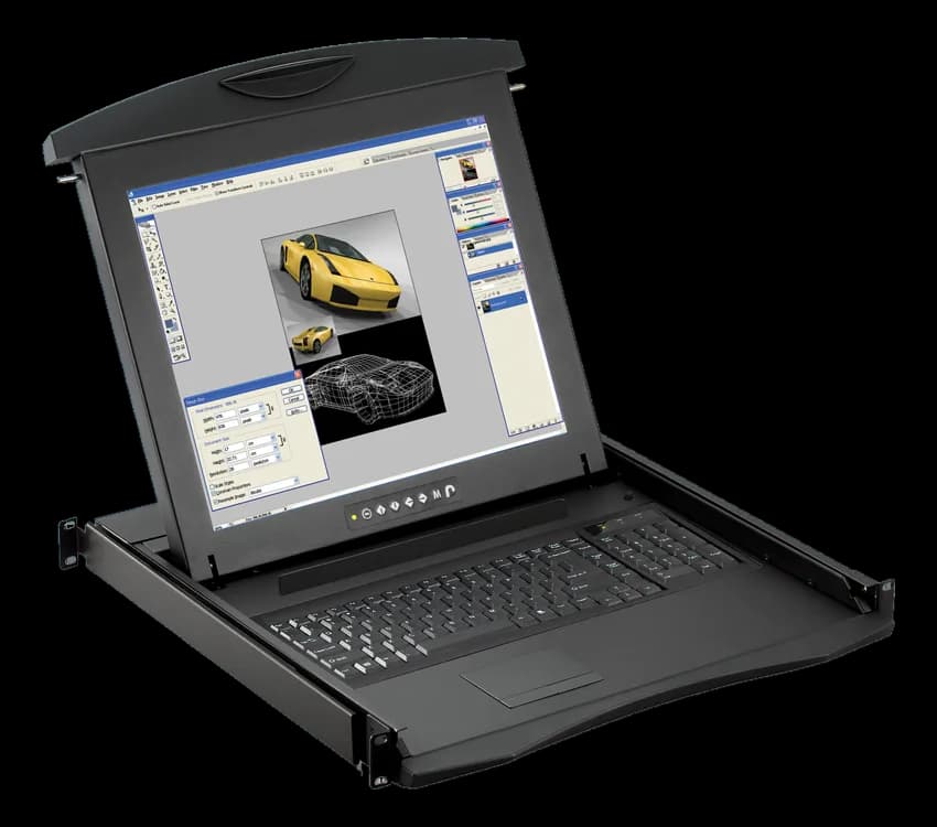 N117 / N119 - 1U LED-backlit LCD Console Drawer