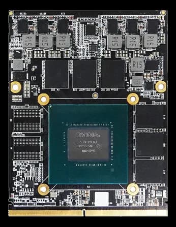 Modulo MXM 3.1 Type B con NVIDIA RTX 3500 Ada Generation Embedded GPU