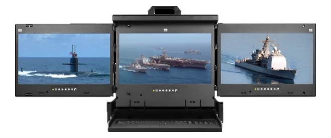 MRK-F17 - 2U FHD Multi-display Console Drawer