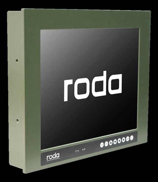 Monitor rugged SXGA per postazioni militari e veicolari