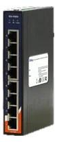 Switch unmanaged ORing IES-1080A a otto porte RJ45, formato sottile per guida DIN