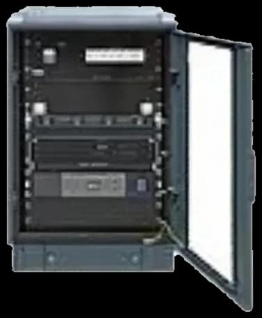 Armadio industriale integrato da 17 unità rack