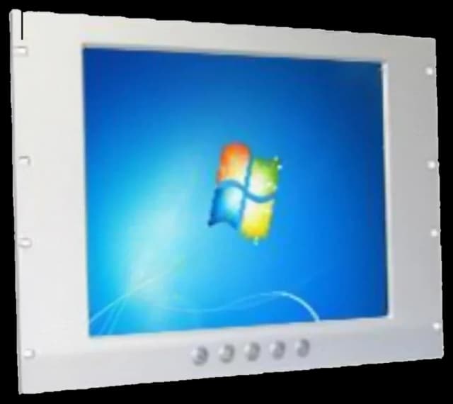 Monitor rugged custom con comandi frontali